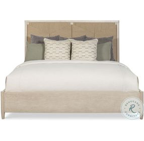 Palmetto Light Grey And Abaca Rope Platform Bedroom Set