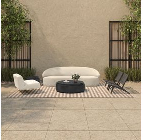 Palma Black Outdoor Lounge Chair