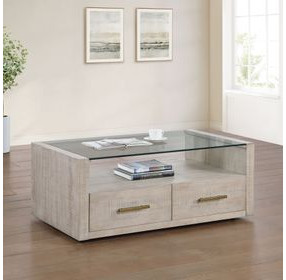 Garland Blonde Rectangular Cocktail Table