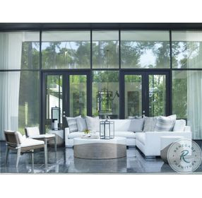 Danny White And Brown Outdoor Occasional Table Set