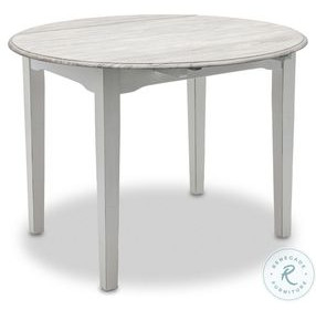 Island Haven Taupe 42" Round Drop Leaf Dining Room Set