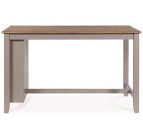 Loyander Natural and Gray Rectangular Counter Height Dining Room Set