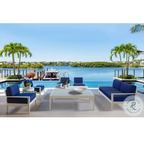 Sail White Rectangular Occasional Table Set