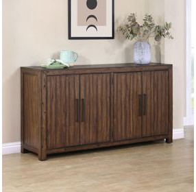Auburn Dark Brown 4 Door Server