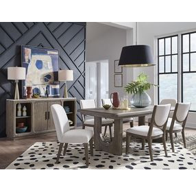 Westbourne White Upholstered Side Chair Set of 2