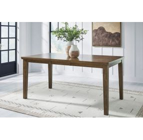 Vallister Light Brown 78" Extendable Rectangular Counter Height Dining Table