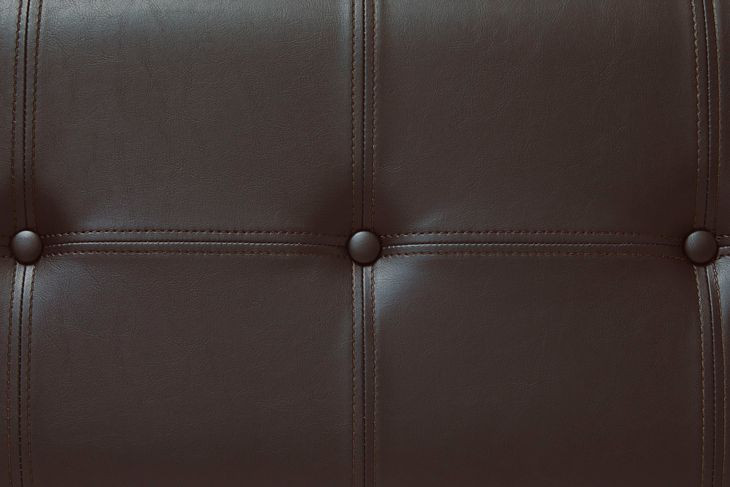 Ralene Medium Brown Upholstered Counter Height Dining Bench