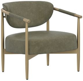 Cressida Ivanhoe Pine Upholstered Lounge Chair