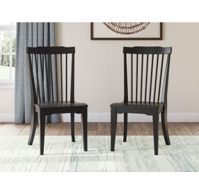 Chadworth Black Side Chair Set of 2