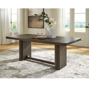 Brillynd Burnished Brown 84" Rectangular Dining Table