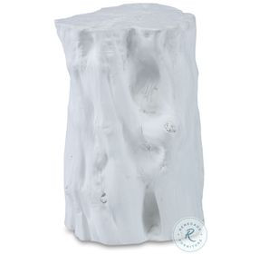 Complements White Outdoor 12" Side Table