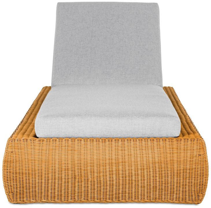 Outdoor Complements Brown Wade Poolside Reclining Chaise