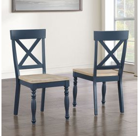 Darcy Blue Side Chair Set of 2