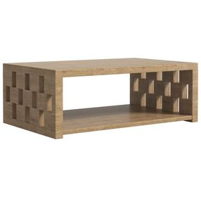Verge Brown Rectangular Occassional Table Set