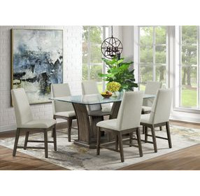 Simms Gray 72" Rectangular Dining Table