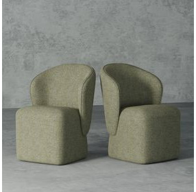 Bongo Quartermaster Sage Dining Chair Set of 2