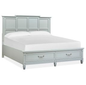 Glenbrook Pebble King Storage Panel Bed