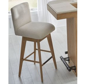 Escape Neutral Swivel Bar Stool