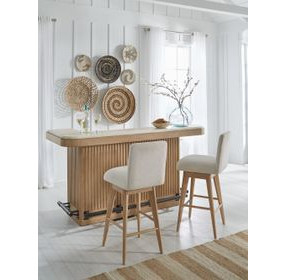 Escape Glazed Natural Oak 78" Bar