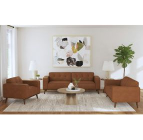 Fate Pebble Tan 69" Loveseat