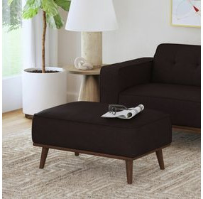 Fate Pebble Brown Upholstered RecPebble Tangular Ottoman