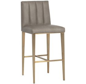 Hadwin Ivanhoe Mineral Upholstered Bar Stool