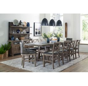 Lodge Black Swivel Counter Height Sling Chair Set of 2