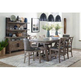 Lodge Siltstone Extendable Counter Height Dining Table