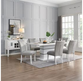 Elizaveta Gray and White 2 Door Server