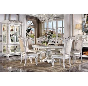 Vendome Antique Pearl 60" Round Dining Table