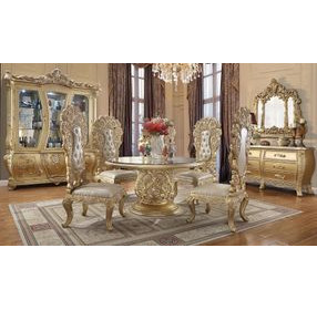 Cabriole Gold 6 Drawer Server