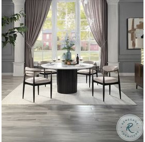 Jaramillo Gold and Rustic Espresso Rectangular Dining Room Set