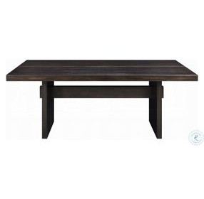 Jaramillo Gold and Rustic Espresso Rectangular Dining Room Set