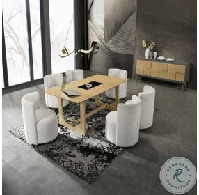 Blayde Natural Rectangular Dining Room Set