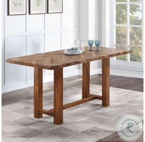 Gilsea Brown 71" Rectangular Counter Height Table