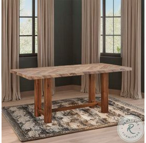 Gilsea Brown 71" Rectangular Dining Table