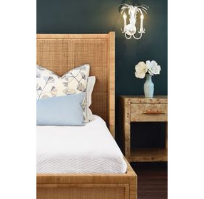 Pelham Brown Rectangular 1 Drawer Side Table