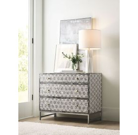 Hidden Treasures Bone Inlay 3 Drawer Chest
