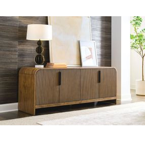 Hidden Treasures Adele Medium Stain 4 Door Storage Cabinet