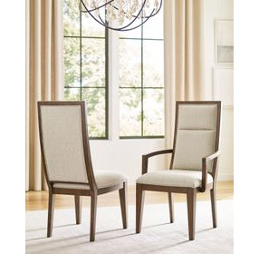 Abode Doyle Beige Upholstered Arm Chair