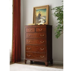 Andover Medium Stain 6 Drawer Chest