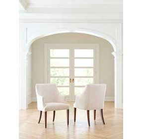 Noell Cream Upholstered Arm Chair