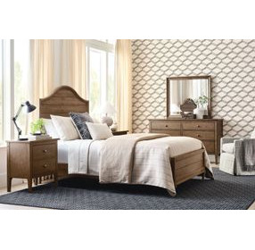 Woodlawn Bark King Panel Bed