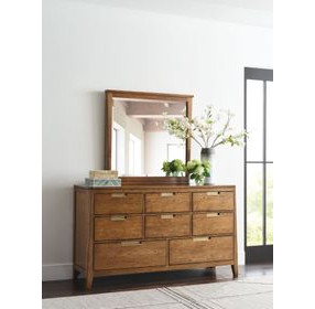Aspire Profile Brown 8 Drawer Dresser