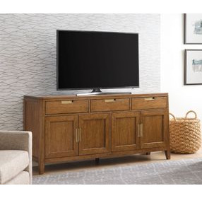 Aspire Strata Brown 74" TV Stand