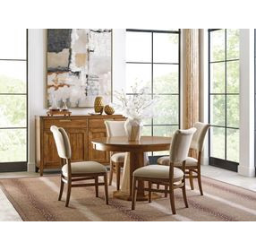 Array Cherry 48" Round Dining Table