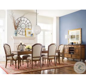 Berkshire Cognac Extendable Dining Room Set