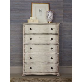 Helene Creme Breve 5 Drawer Chest