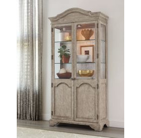 Cambric Breve 2 Door Display Cabinet with LED