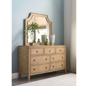 Chastain Caramel 7 Drawer Dresser
